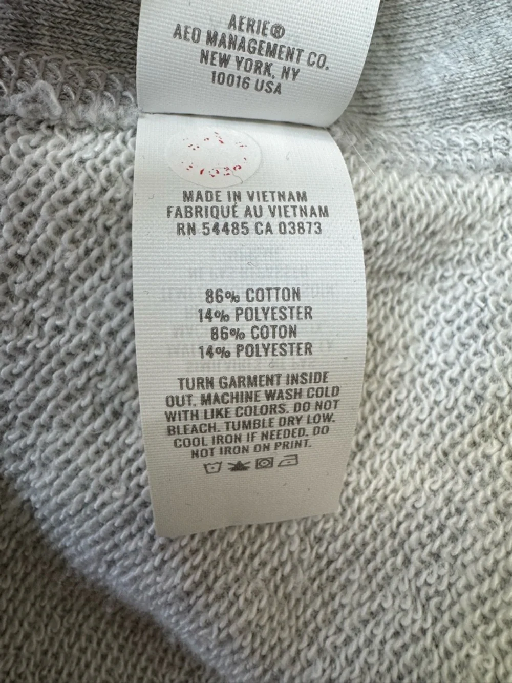 Aerie Vacay Everyday V-Neck Sweatshirt Women’s XXL Oversized Loungewear Travel - Picture 11 of 12